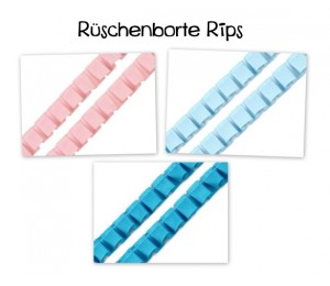 Ripsborte Rüschenborte 20mm